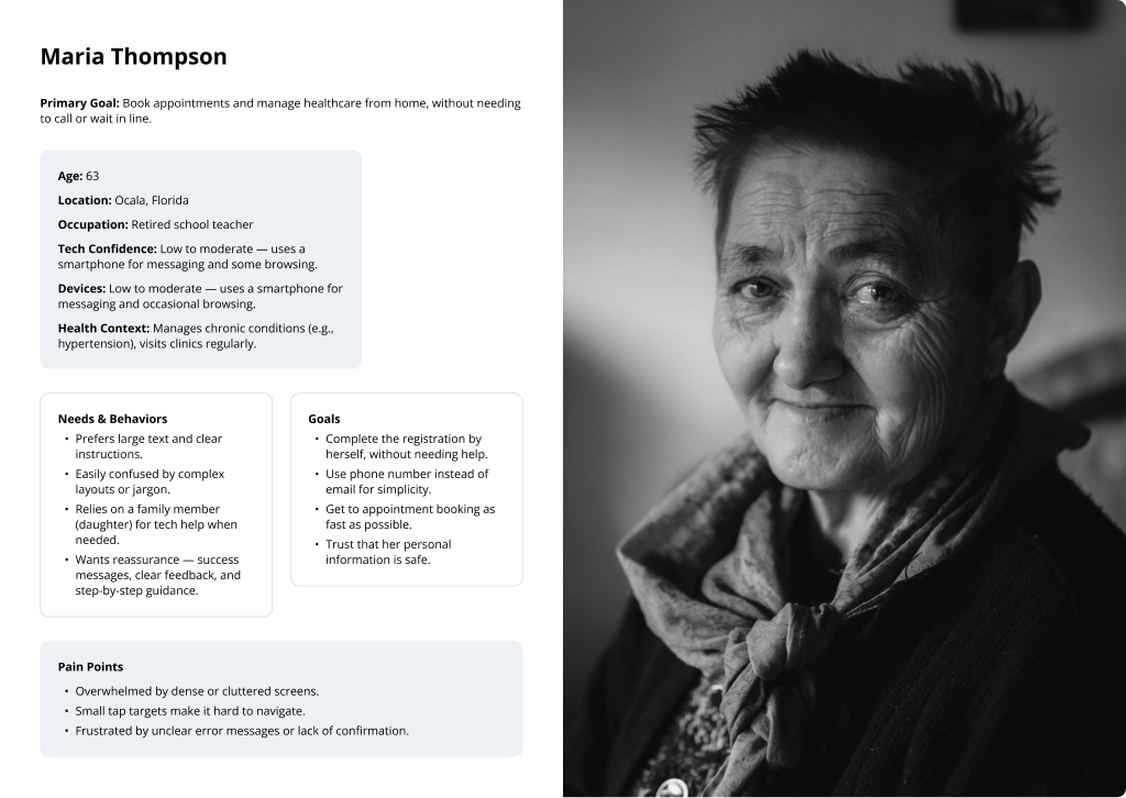 Maria Thompson — User Persona